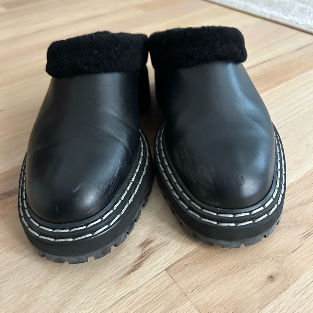 Proenza Schouler Shearling Sole Mules